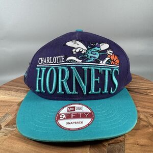 Charlotte‎ Hornets New Era 9Fifty Snapback NBA Hardwood Classic Hat Cap OSFM